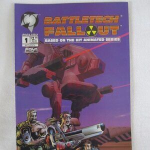 1994 Malibu Comic Book: Battletech Fallout #1